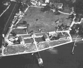 Aerial view Pass Christian Cadet Corps School