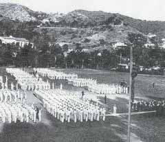 maritime service trainees in formation at  Catalina