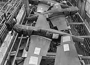 Planes aboard tanker deck