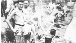 Prisoners cooking their own food at Pekanbaru