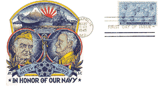 L. W. Staehle FDC for Scott #935 Navy stamp