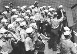 U.S. Maritime Service gunnery training