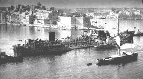SS Ohio enters Malta