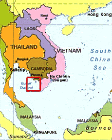 map of Southeast Asia