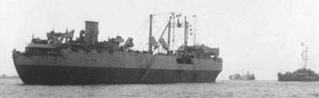 SS Seatrain Texas in wartime convoy