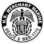Peace and War 1775 U.S. merchant marine logo