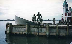 Merchant marine Monument at Battery Park NY City