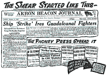 collage of newspaper headlines