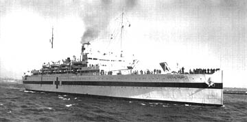 Chateau Thierry as Hospital ship in World War II