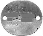 United States Maritime Service dog tag 