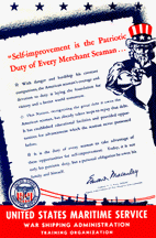 Advertisement for U.S. Maritime Service