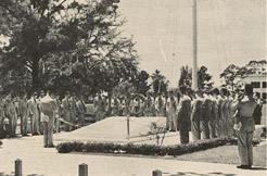 Cadets at Pass Christian hold memorial service Maritime Day 1946