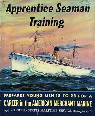 Apprentice seaman training poster