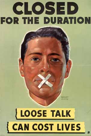 World War II Posters Keep Secrets