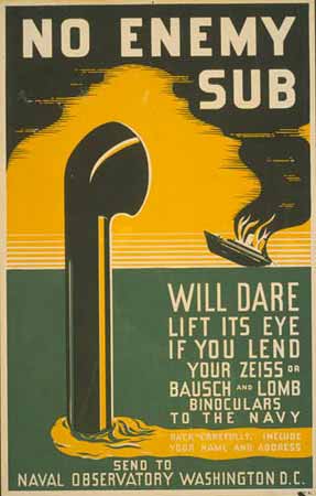 No enemy sub will dare lift its ey poster
