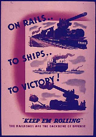 On Rails... To ships... To Victory! poster