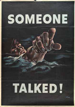 Someone talked poster