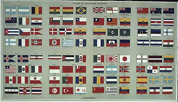 poster Flags of Maritime