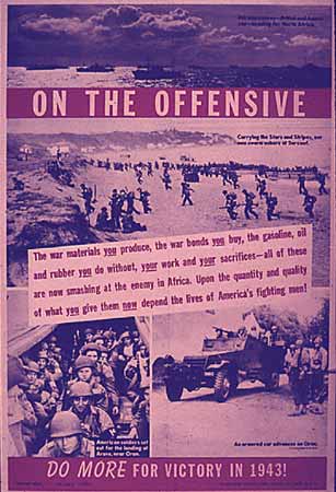 WW2 Poster On the Offensive
