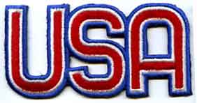 USA Embroidered Patch