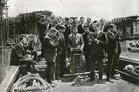 Students and teachers at the Tampa Navigation School